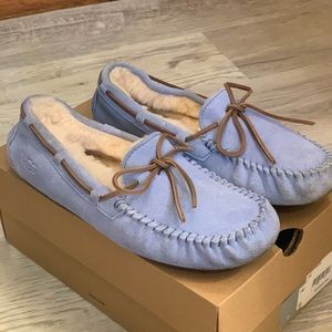 Tiffany Blue Ugg Moccasin Slippers
